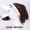 White Hat-Dark Brown 