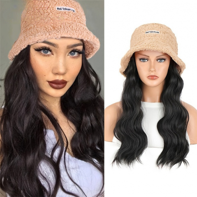 Lambswool Fisherman Hat Wig AT391 - High-Quality Wool Material, Perfect Autumn-Winter Combo, Instant Texture Showcasing, Flaunt Vintage Vibes, Spark Fashion Inspiration