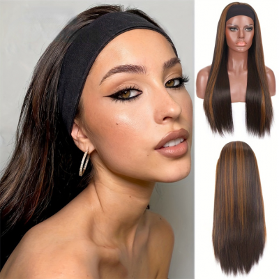 Silk Scarf Long Straight Hair 70cm SW61