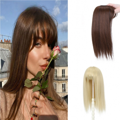 【Fringe Fantasy】25-35cm Bangs Hairpiece TD01-TD02 - Instantly Refresh Your Look with Versatile, Natural-Looking Extensions for a Bold New Style Statement