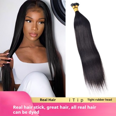 Human Hair Stick Seamless Invisible Hair Extensions