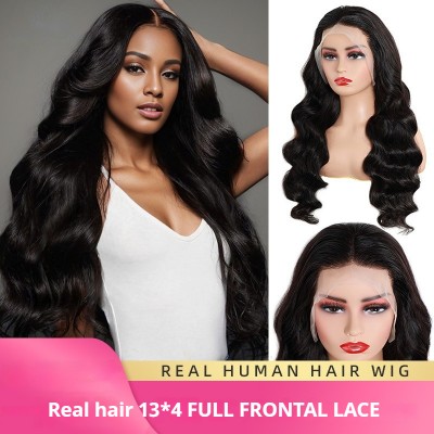13*4 HD Long Straight Full Frontal Lace Wig - Silky Straight Length, 13*4 HD Lace, Seamless Blend, Long Hair Dreams Come True, Instant Goddess Vibes Upon Wear