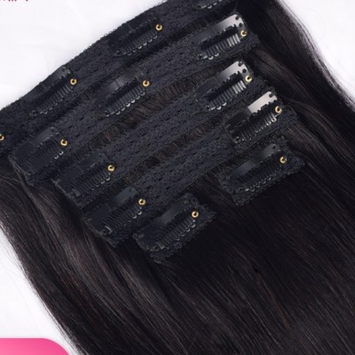 Human Hair Full Real Hair Lace Clip Invisible Human Hair Staight