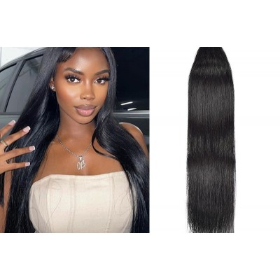 Human Hair Tape Hair Invisible Hair Extensions Tape In Hair Straight 