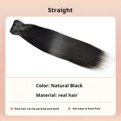 Sleek Perfection Natural Black Straight Human Hair Bundl