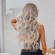 Synthetic Wig  Silver Wig Long Wavy Hair Ready to GO
