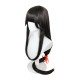 Arena of Valor Liangyue Cosplay Wig 120 cm Black Long Straight Hair Bang Wig with Cap Anime Wigs for Women or Children Halloween Christmas Carnival Party