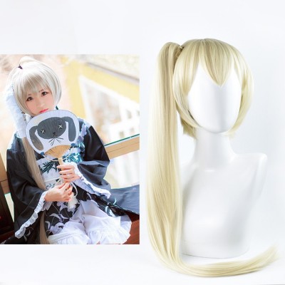 Yosuga no Sora Kasugano Sora Cosplay Wigs Blonde Long Hair 70CM Authentic Style, Vibrant Blonde, and Lush Length for a Flawless, Character-Perfect Reenactment