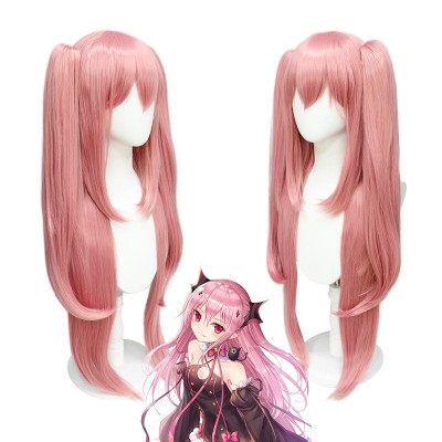 Code Geass Lelouch Lamperouge Cosplay Wigs Pink Long Hair 70CM