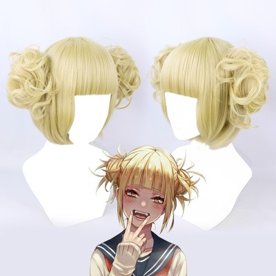 My Hero Academia Camie Utsushimi Cosplay Wigs  Blonde short Hair 30CM
