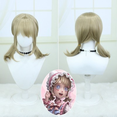 Identity V Sanrio Blonde Short Wig - 40cm Radiant Gold, Perfect Character Performance, Instant Adorable Companion Transformation, Immersive Anime Experience, Showcase Sweet Style