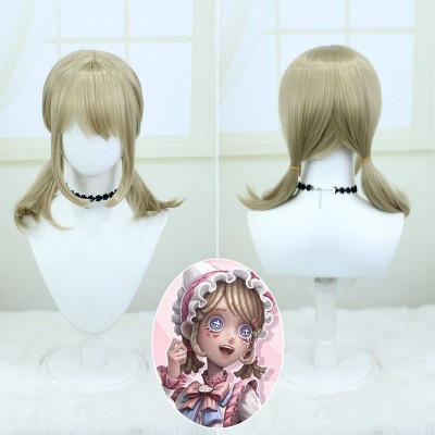 Identity V Sanrio Cosplay Wigs Blonde Short Hair 40CM