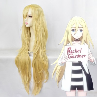 【Slaughter's Enchantress Rachel】100CM Vibrant Yellow Wig - Embody the Iconic Elegance with Lengthy, Flowing Locks, Crafted for Unrivaled Cosplay Immersion