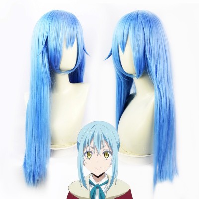 That Time I Got Reincarnated as a Slime Rimuru Tempest Cosplay Wigs Light Blue Long Hair 70CM