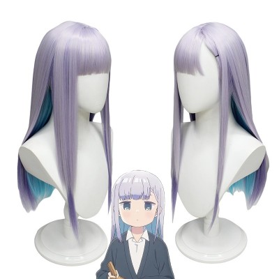 【Classroom Chaos Creator】Karma Akabane Wig - Unleash Mischief with 60cm Radiant Purple Waves, Ideal for Edgy Cosplay & Playful Persona
