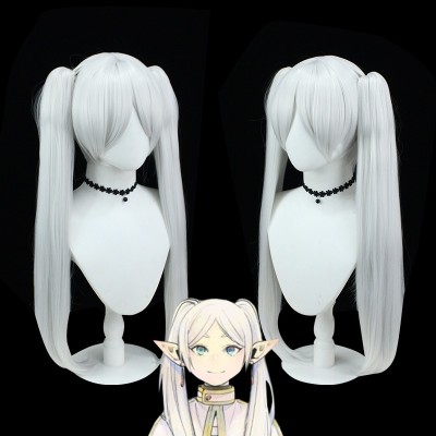 【Honkai Impact 3rd】Funeral of Flanders White Mid-Length Wig 70CM - Pristine White Hue, Graceful Shoulder-Grazing Strands, Flawless Character Rendition, Immersive Cosplay Experience, A Tribute to Timeless Elegance