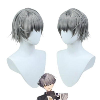 Back to 1999 X Cosplay Wigs Gray Short Hair 30CM