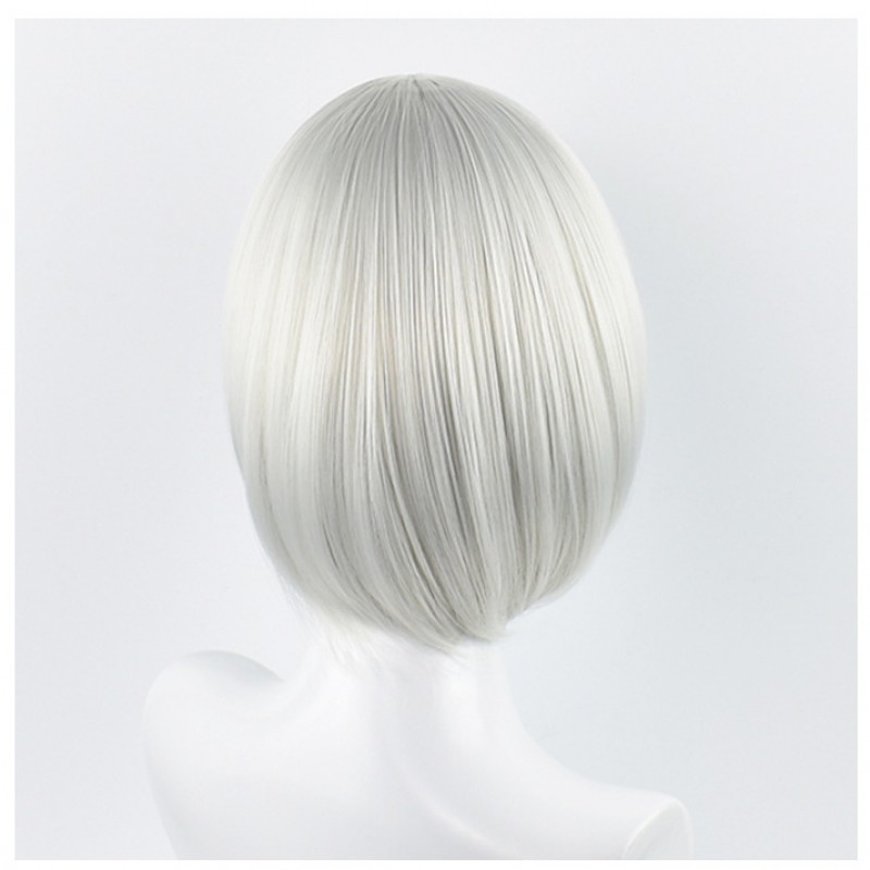  Nier: Automata Cosplay Hair Wig for Sale Short Hair Silver 30CM