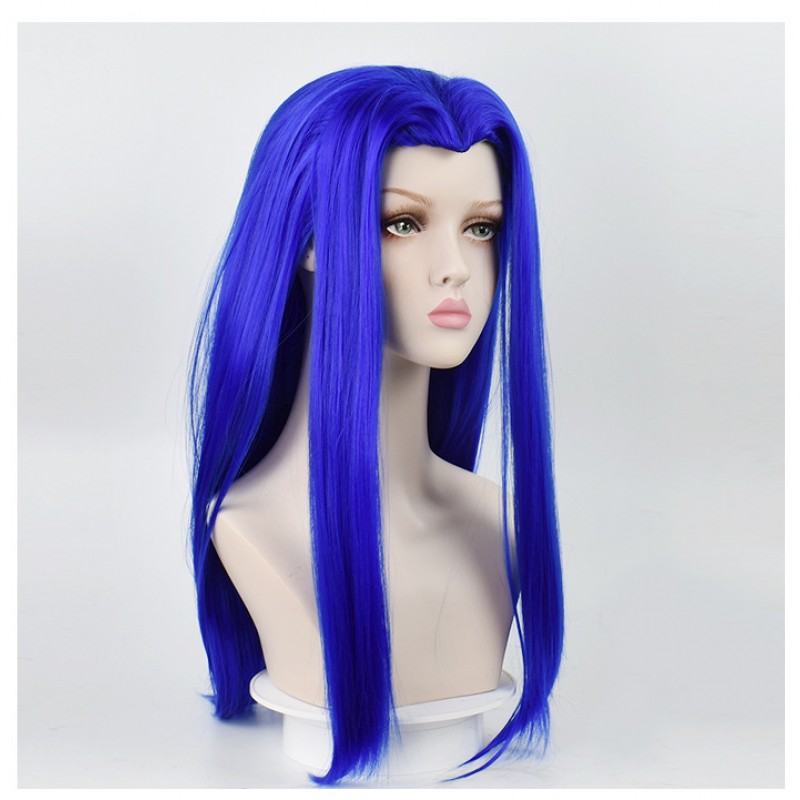 King of Glory Yoto Hime Cosplay Wig Anime Hair Wig Blue Long Hair 60CM