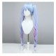 Princess of Stars and Snow Snow Hatsune Miku Cosplay Wig Blue White Long Wig Anime Wigs Female 110CM
