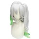 Genshin Impact Nadja Cosplay Wig White Short Wig with Cap Anime Wigs for Men 55CM