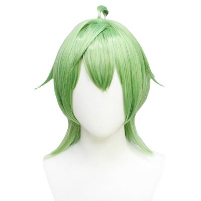 【Jade Spark's Delight】Klee Genshin Impact Wig - Ignite Fun with 55CM Lively Emerald Curls, Playful Cap & Explosive Energy