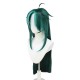 Genshin Impact Xiao Cosplay Wig Dark Green Long  Straight Wig with Cap Anime Wigs 120CM