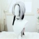 Genshin Impact Alrigh Cosplay Wig Black White Long Wig with Cap Anime Wigs  80CM