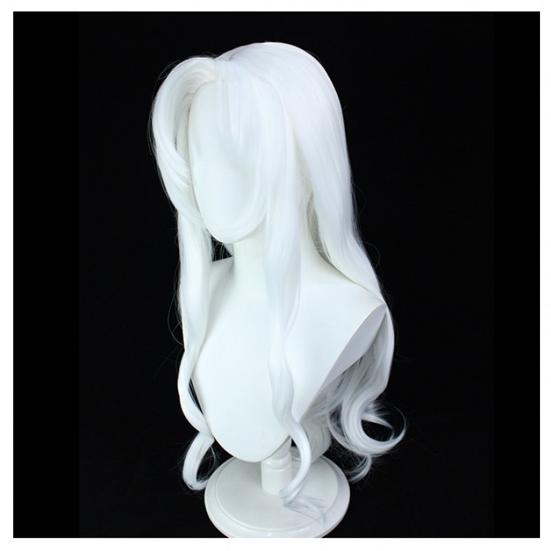 Arena of Valor Diaochan Cosplay Wig White Long Wig with Cap Anime Wigs for Adults 80CM