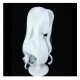 Arena of Valor Diaochan Cosplay Wig White Long Wig with Cap Anime Wigs for Adults 80CM