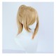 New Hero Warrior Ji Xiaoman Cosplay Wig Blonde Hair with Cap Anime Wigs 50CM
