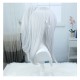 Honkai Impact 3rd Jingyuan Cosplay Wig White Long Wig with Cap Anime Wigs for Men Christmas Party 50CM