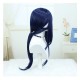 Genshin Impact Kokurou Cosplay Wig Dark Blue Long Wig with Cap Anime Wigs 80CM