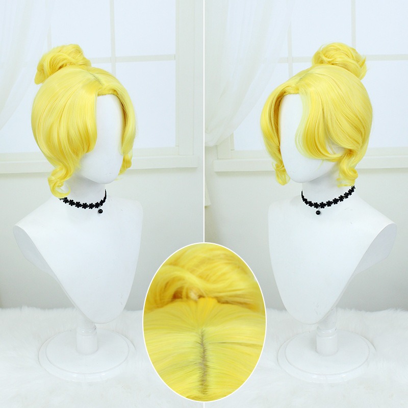 Identity V |Golden Cicada Wig 35cm Bright Yellow Hair