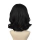  Identity V Dream Witch - Followers of The Fujiang Cosplay Wig  Black Curly Wig for Cosplay Show Synthetic Heat-Resistant Hair 35CM