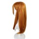Neon Genesis Evangelion Asuka Langley Soryu Cosplay Wig Orange Long Wig with Cap Anime Wigs 65CM