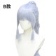 Genshin Impact |Kamisato Ayaka Light Silver Single Ponytail 70cm