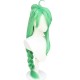  Genshin Impact Baizhu Cosplay Wig 100cm Green Long Wig with Cap Anime Wigs for Women and Children Halloween Costume Party 100CM