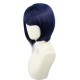 Genshin Impact Kujou Sara Cosplay Wig Dark Blue Short Hair 30CM