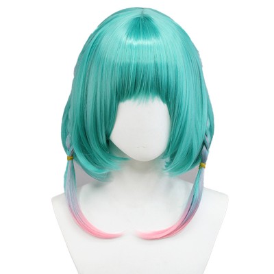 【Arena of Valor Verdant Vibes】Yao Wig - Embrace Nature's Hue with 40cm Fresh Green Pixie, Perfect for Festive Cosplay & Joyful Celebrations