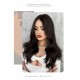 Middle Part Hand-Tied Lace Front Long Wavy Wig