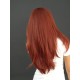 Synthetic Wig Wine Red Wig Long Curly Hair Fashionable Ready to Go