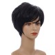 Synthetic Wig Black Short Straight Wig Hair