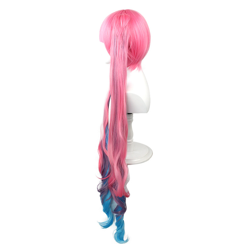 Capture attention with this long and luscious pink hair wig, an essential accessory for any cosplay enthusiast. Achieve a stunning and vibrant look that stands out at your next event.