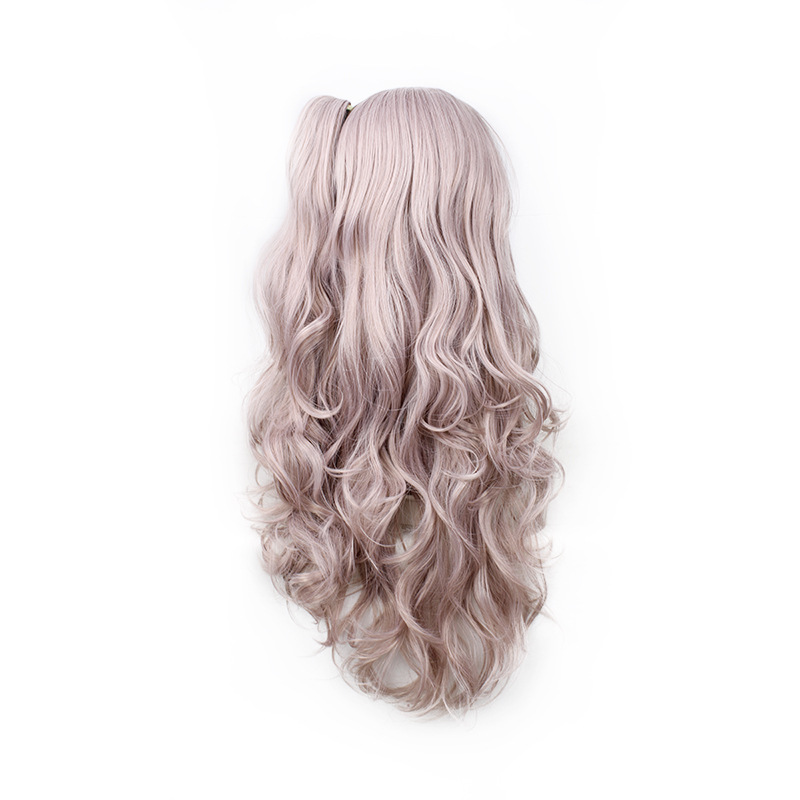 Make an impact with radiant cascades using this silver curly long wig and snug cap. Tailored for authentic anime character transformations, this combo seamlessly blends style and comfort for cosplayers