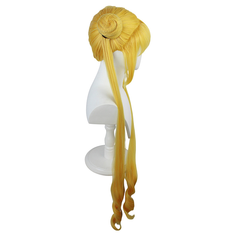 Immerse yourself in the world of cosplay with our premium yellow long wig designed for women. The added cap provides comfort and security for a flawless look
