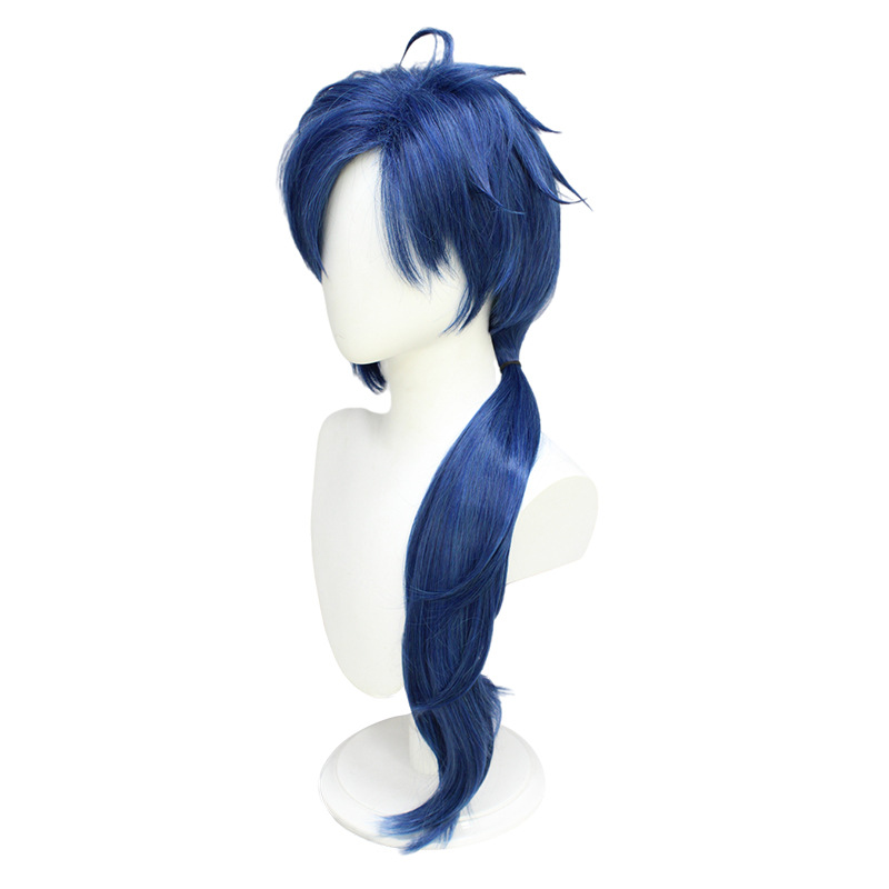 ndulge in premium quality with our blue long cosplay wig, expertly crafted and accompanied by a cap. Explore a diverse selection of anime wigs for authentic and captivating styles