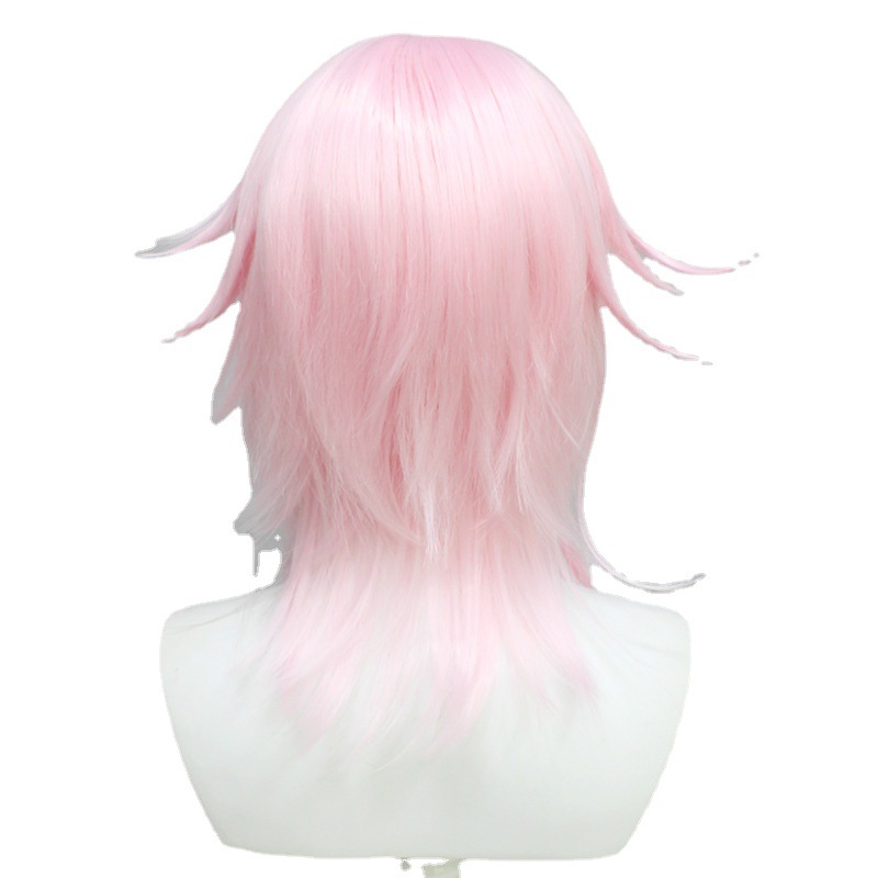 Delight in the world of anime cosplay with this essential pink short wig. The included cap guarantees a snug fit, making it a go-to choice for creating a variety of playful and dynamic characters