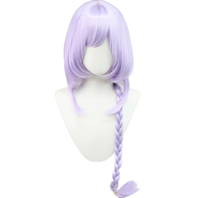 Achieve a look of sophisticated elegance with this purple long anime wig designed for adults. The secure cap ensures comfort, making it an ideal accessory for expressing your unique style in cosplay adventures