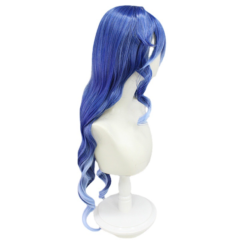 Cosplay Wig Blue Long Wig with Cap Anime Wigs